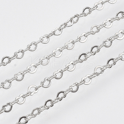 Soldered Brass Heart Chains CHC-T008-03P-1
