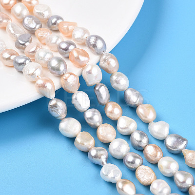 Natural Cultured Freshwater Pearl Beads Strands PEAR-N014-09A-02-1
