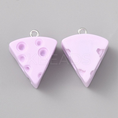 Opaque Resin Imitation Food Pendants RESI-WH0020-041-1