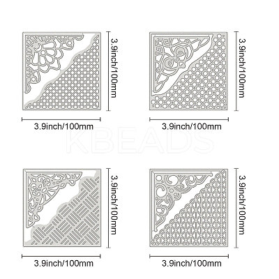 Carbon Steel Cutting Dies Stencils DIY-DM0001-52-1