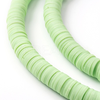 Handmade Polymer Clay Beads Strands CLAY-R089-8mm-Q080-1
