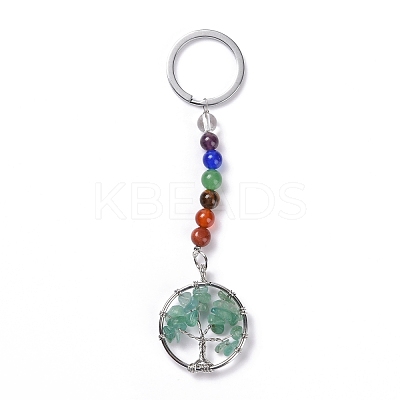 Gemstone Chakra Keychain KEYC-P037-A-1