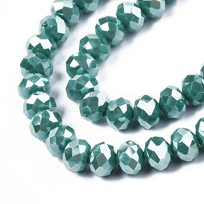 Electroplate Glass Beads Strands EGLA-A044-P3mm-A09-1
