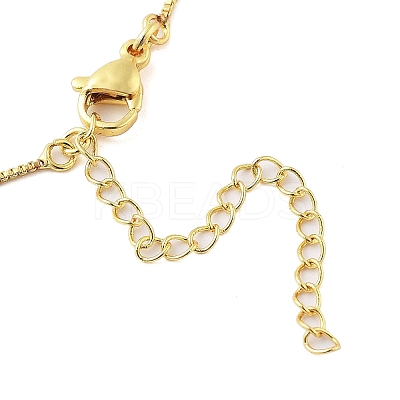 Brass Micro Pave Clear Cubic Zirconia Pendant Necklaces for Women LS-NJEW-M009-04G-D-1