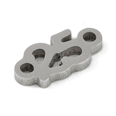 Non-Tarnish 304 Stainless Steel Connector Charms STAS-L279-018P-1