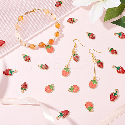 90Pcs 3 Style Alloy Enamel Pendants ENAM-DC0001-02-1