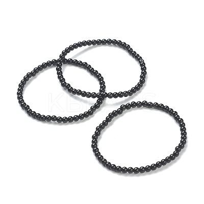 Glass Beaded Stretch Bracelets BJEW-D446-A-21-1