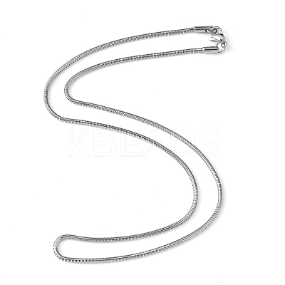 Tarnish Resistant Herringbone Chain Necklace for Men NJEW-F027-16-2mm-1