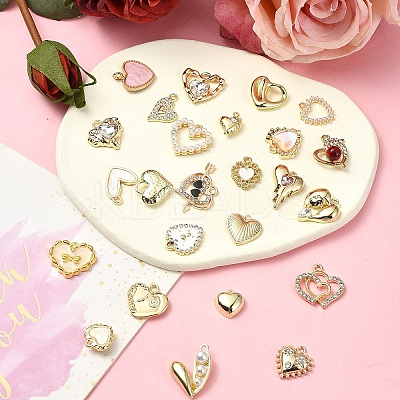 25Pcs 25 Styles Alloy Pendants FIND-YW0006-12-1