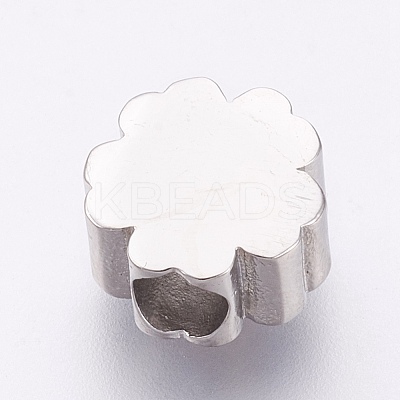 304 Stainless Steel European Beads STAS-O097-101A-1