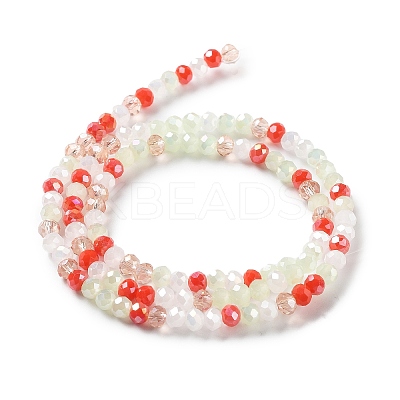 Glass Beads Strands EGLA-A034-M4mm-57-1