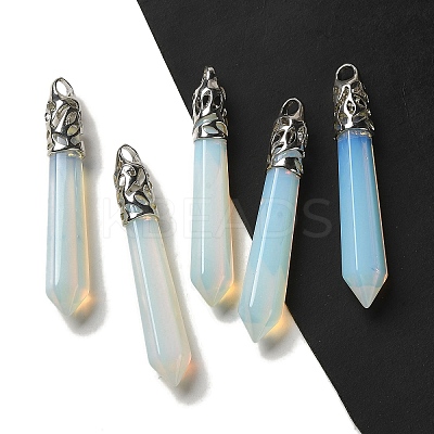 Opalite Pointed Big Pendants G-Z055-01P-26-1