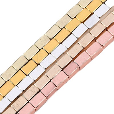 Electroplated Synthetic Non-magnetic Hematite Beads Strands G-C156-01-1