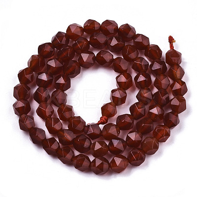 Natural Carnelian Beads Strands G-N328-035C-01-1