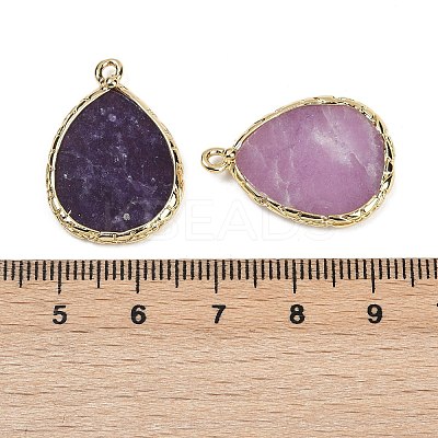 Natural Lepidolite Pendants G-K347-08G-02-1