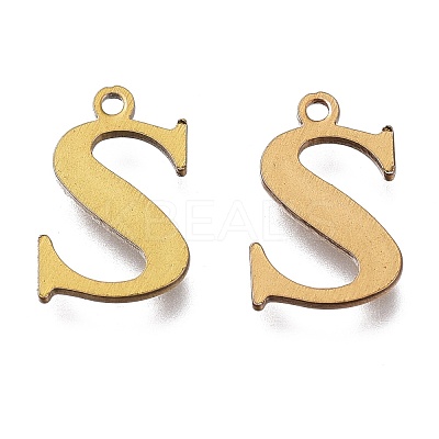 PVD Vacuum Plating  304 Stainless Steel Charms STAS-H112-S-AB-1