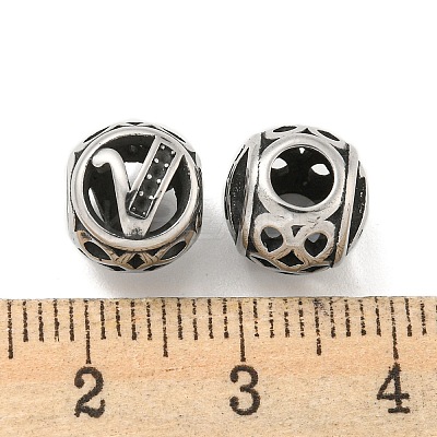 304 Stainless Steel Beads Rhinestone Settings STAS-O002-01V-AS-1
