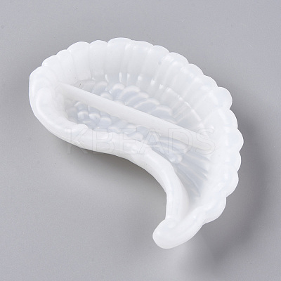 Angel Wing Jewelry Tray Silicone Molds X-DIY-WH0162-84-1