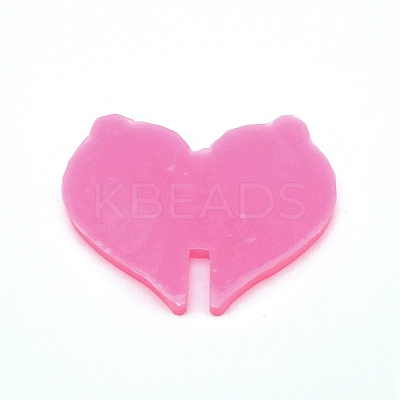 Valentine's Day Theme Pendant Silicone Molds DIY-TAC0005-97-1