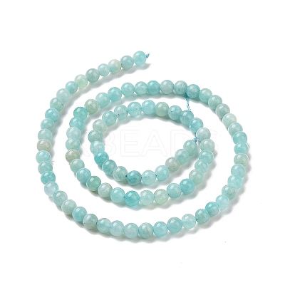 Natural Amazonite Round Beads Strands G-A025-01A-1
