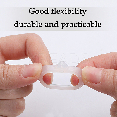 5Pcs Rubber Lanyard Straps DIY-GF0008-20-1