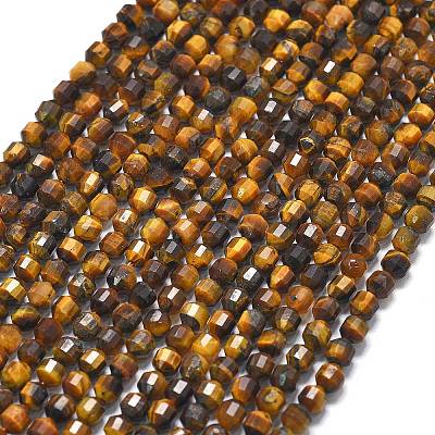 Natural Tiger Eye Beads Strands G-A260-A48-01-1