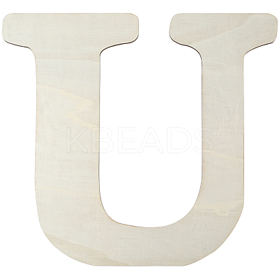 Letter Unfinished MDF Sheets WOOD-WH20012-008U-1