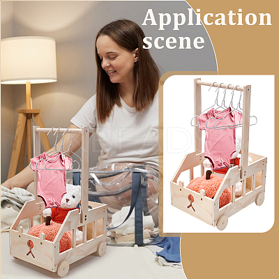 Car Shaped Wooden Baby Shower Closet Crates ODIS-UN0001-20-1