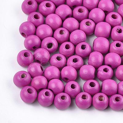 Natural Wood Beads WOOD-Q030-57A-1