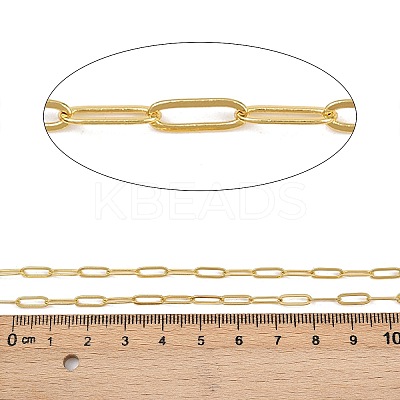 Brass Paperclip Chains CHC-A011-10G-1