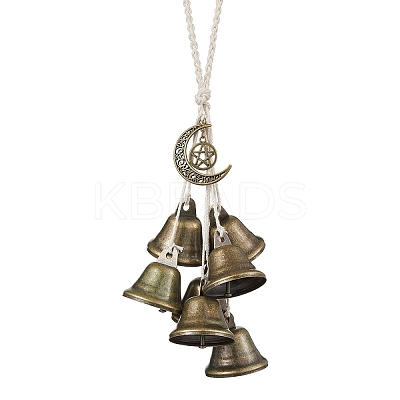 Iron Bell Wind Chimes HJEW-JM01960-1