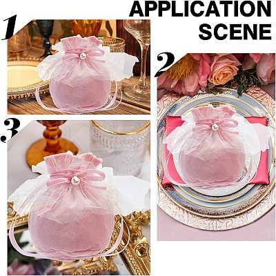 12Pcs Velvet Jewelry Drawstring Gift Bags TP-NB0001-30C-1