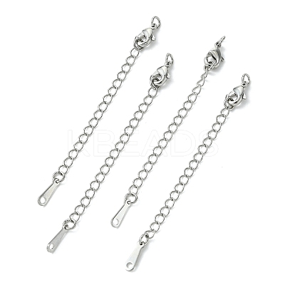 SHEGRACE Brass Curb Chain Extender XGR0150P-165P-1