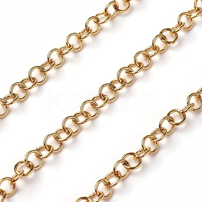 PVD Vacuum Plating 304 Stainless Steel Rolo Chains CHS-I001-04-1