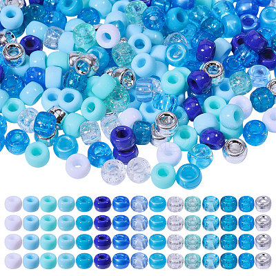 4 Strands 2 Styles Handmade Millefiori Glass Bead Strands KY-CA0001-60-1