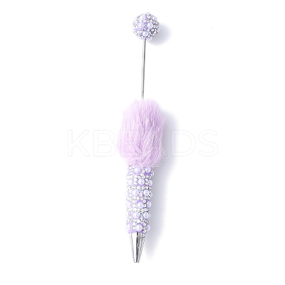 Alloy Beadable Pen AJEW-A066-01F-1