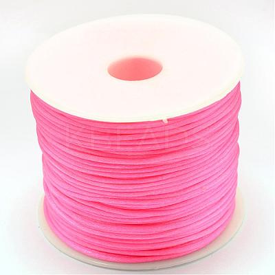 Nylon Satin Rattail Cords NWIR-R025-1.0mm-F103-1