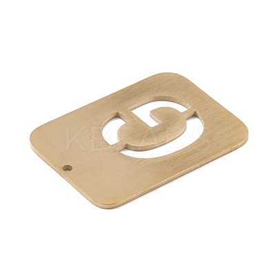 Ion Plating(IP) 304 Stainless Steel Pendants STAS-K216-49G-G-1