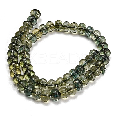 Dyed Imitation Gemstone Glass Beads Strands GL-Z001-03B-13-1