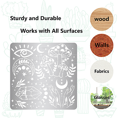 Stainless Steel Cutting Dies Stencils DIY-WH0238-049-1