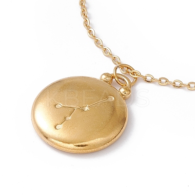 Ion Plating(IP) 304 Stainless Steel Pendant Necklace for Men Women STAS-H169-01L-1
