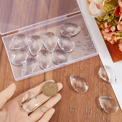 DIY Teardrop Suncatcher Making Finding Kits DIY-SP0001-28-1