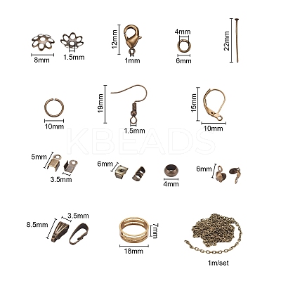 Metal Jewelry Findings Sets DIY-YW0001-23AB-1