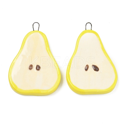 Handmade Porcelain Big Pendants PORC-I030-02-1