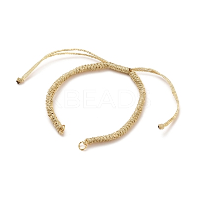 Adjustable Braided Polyester Cord Bracelet Making AJEW-JB00763-01-1