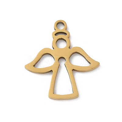 201 Stainless Steel Pendants STAS-S157-01F-G-1