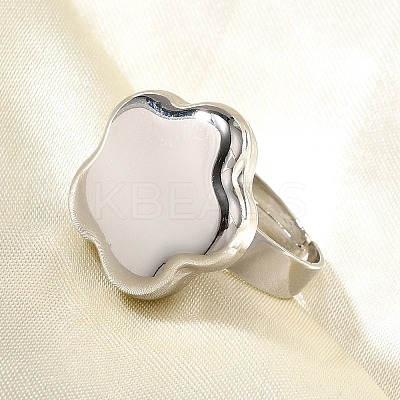 304 Stainless Steel Adjustable Finger Ring RJEW-H244-02P-1