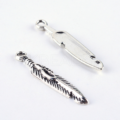 Tibetan Style Alloy Pendants TIBEP-S298-007AS-FF-1