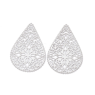 Non-Tarnish 201 Stainless Steel Pendants STAS-B038-09P-1