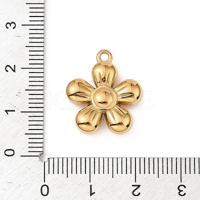 304 Stainless Steel Pendants STAS-F327-02D-G-1